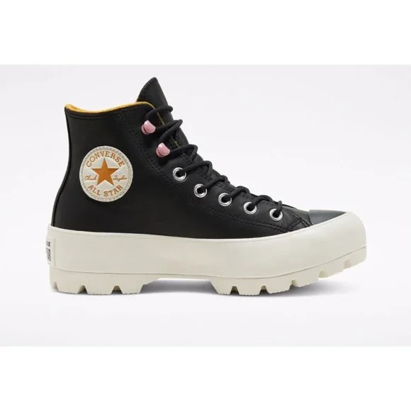 Converse CTAS Lugged Winter Hi Women's Sneaker Shoe Limited Black 568763C - Picture 1 of 3